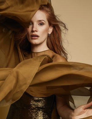 Jessica Chastain Harper's Bazaar Spain David Roemer Cover Photoshoot