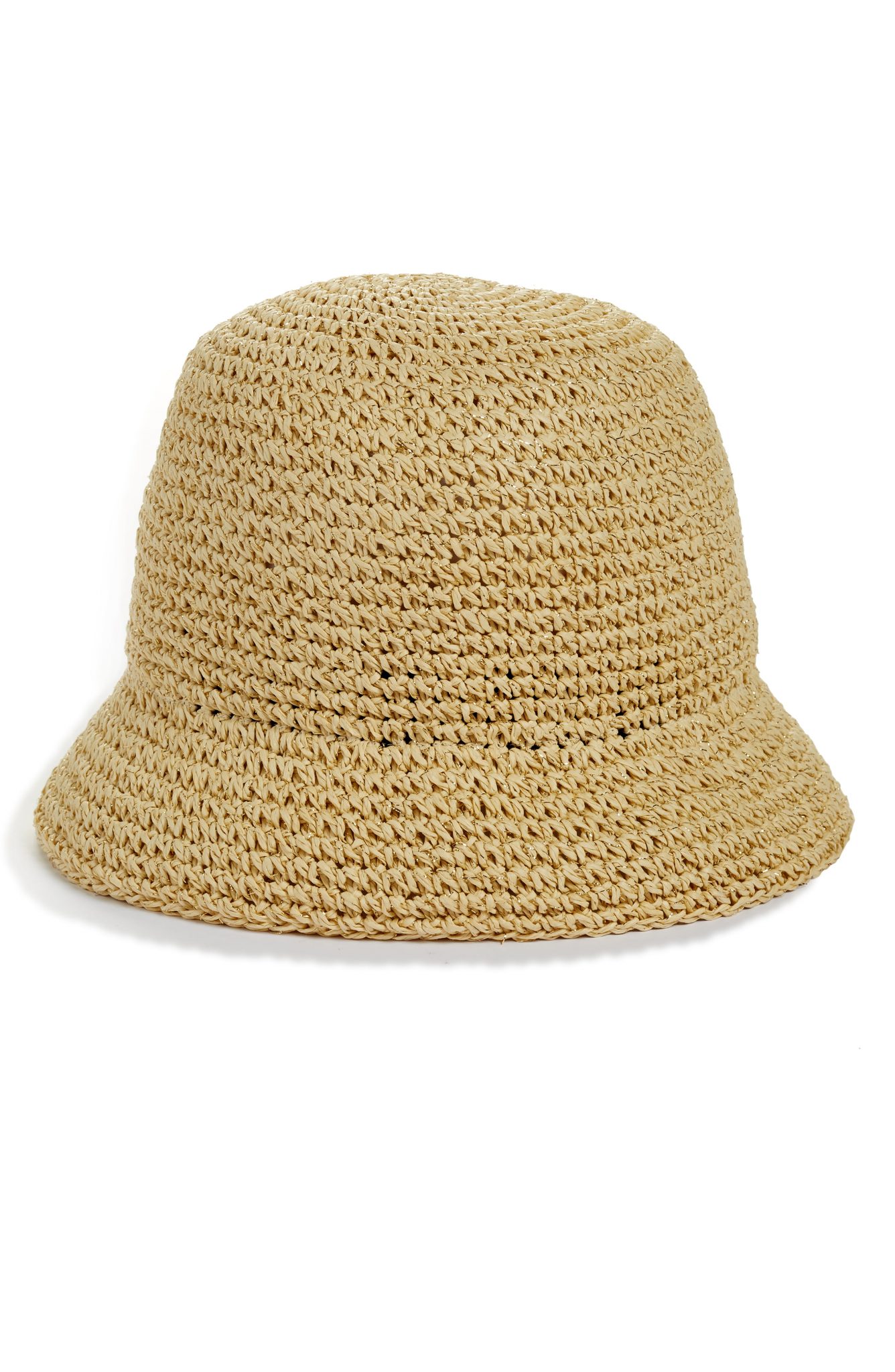 Women’s Kate Spade New York Metallic Crochet Bucket Hat - Brown ...