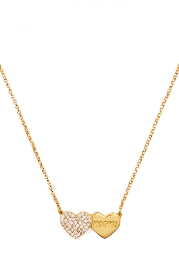 kate spade double heart necklace