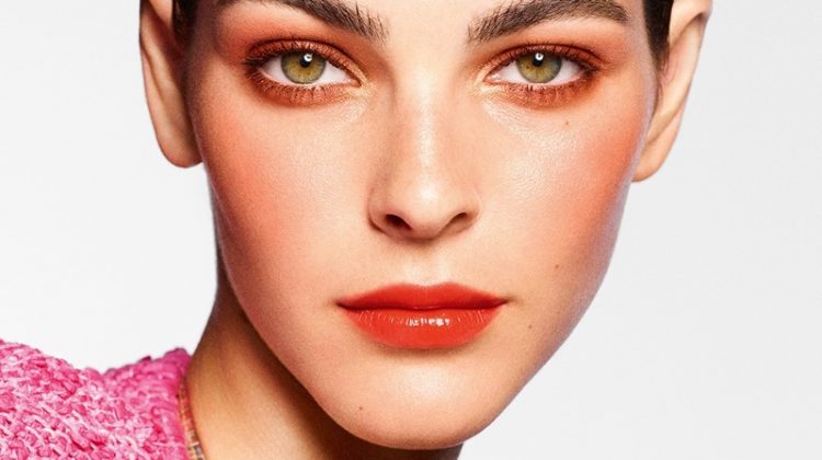 Vittoria Ceretti stars in Chanel Makeup spring-summer 2021 campaign.