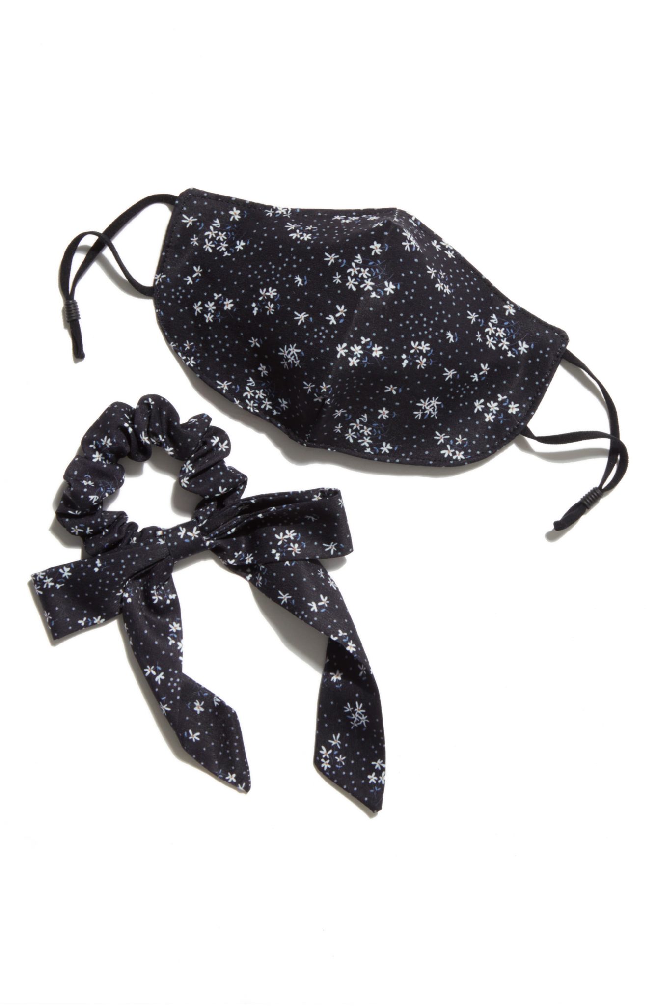 Download Free People Adult Face Mask & Scrunchie Bow Set, Size One Size - Black | Fashion Gone Rogue