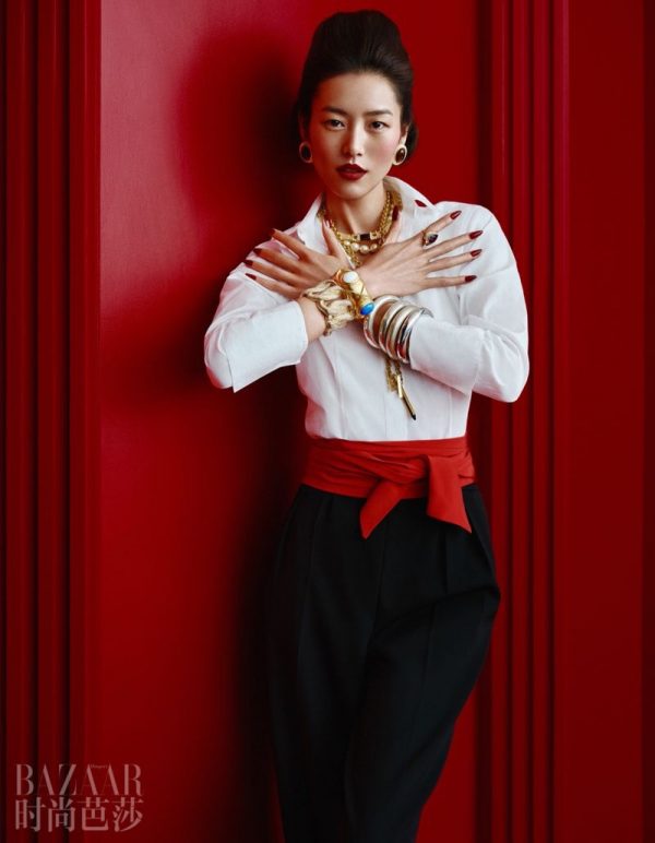 Liu Wen Harper's Bazaar China 2021 Cover Iconic Looks Fashion Editorial