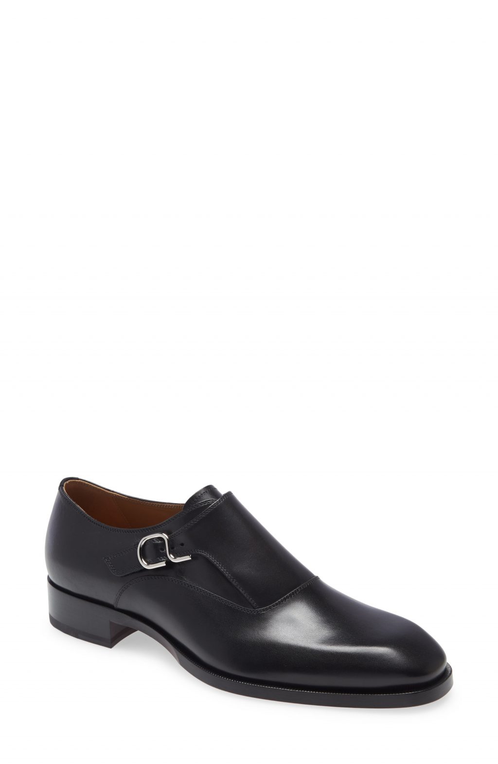 Men’s Christian Louboutin John Monk Strap Shoe, Size 7US - Black ...