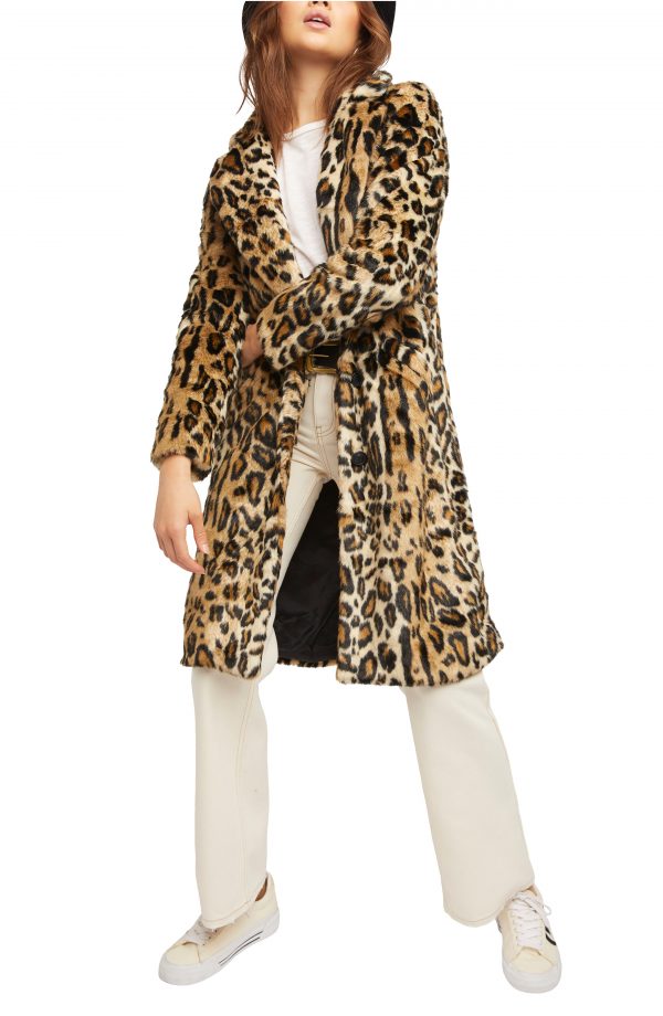 chloe leopard coat