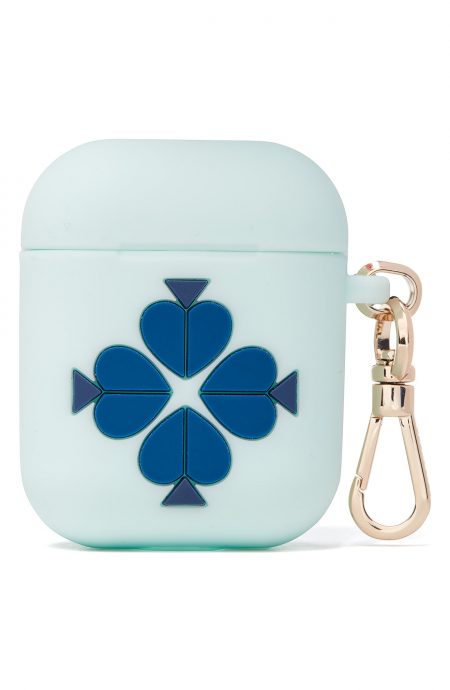 Kate Spade New York Airpod Silicone Case, Size One Size - Blue | Fashion Gone Rogue