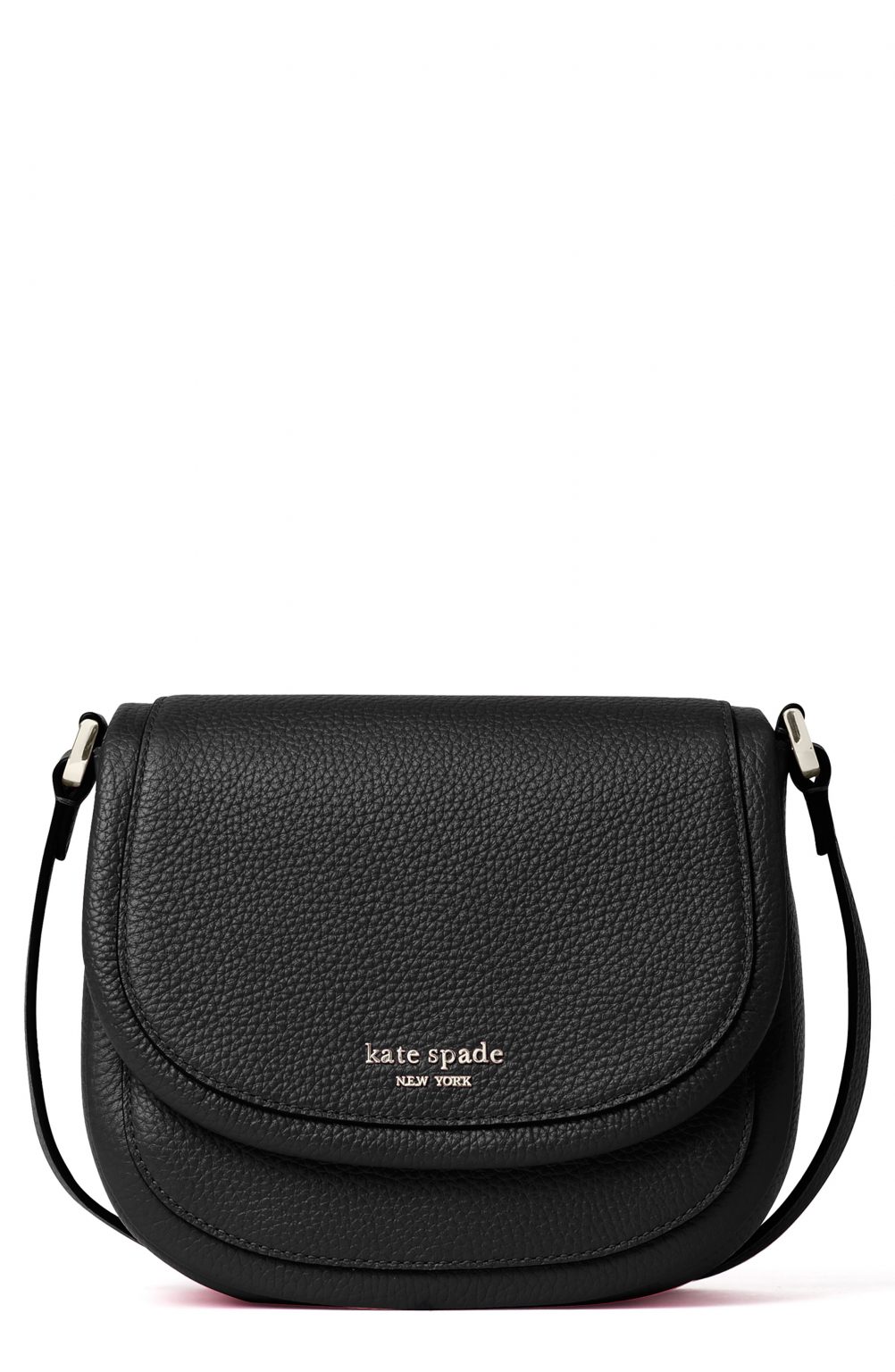 kate spade new york roulette medium leather messenger bag