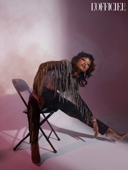 Keke Palmer L'Officiel Italy Quintin and Ron 2021 Cover Photoshoot