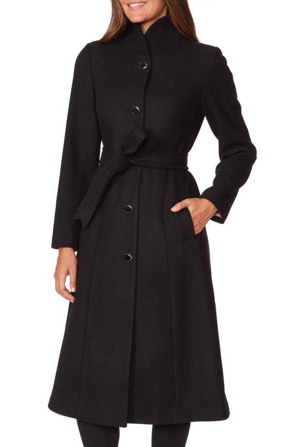 kate spade belted wool coat