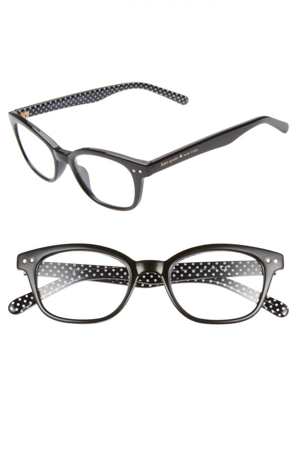 kate spade polka dot glasses