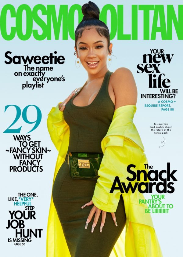 Saweetie Cosmopolitan 2021 Cover Photoshoot