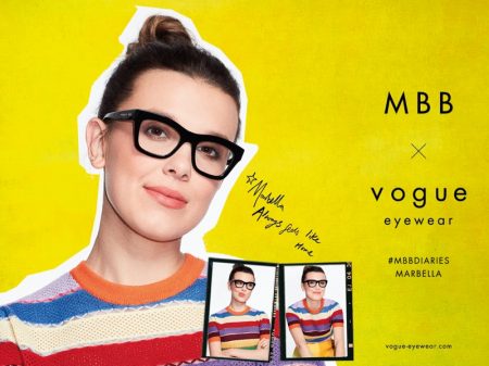 Millie Bobby Vogue Eyewear 2021 Campaign