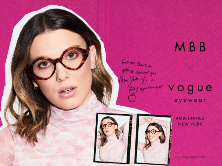 Millie Bobby Vogue Eyewear 2021 Campaign