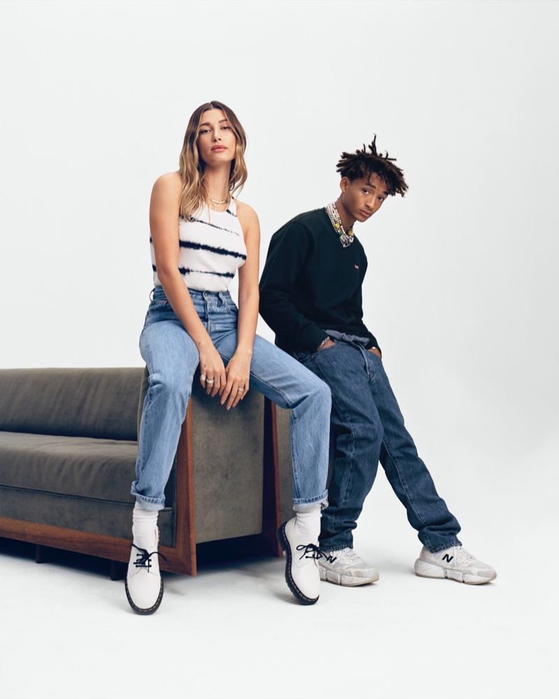Hailey Bieber and Jaden Smith Starred in a New Levi's Campaign