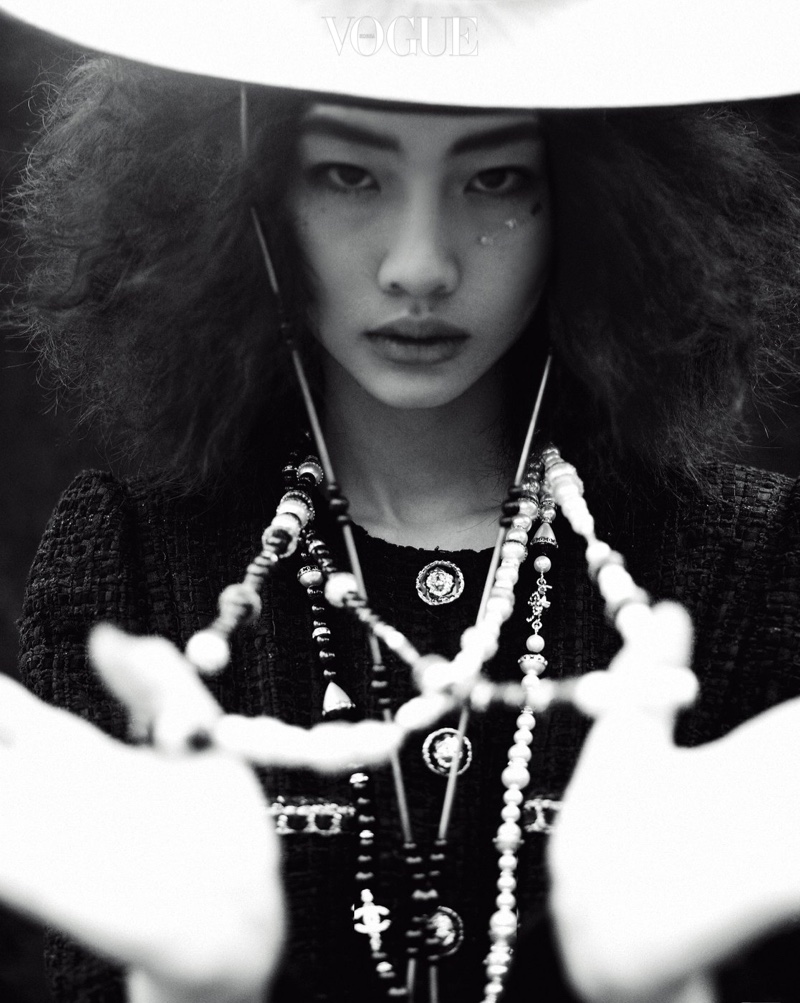 Hoyeon Jung Captivates in Chanel Fashions for Vogue Korea