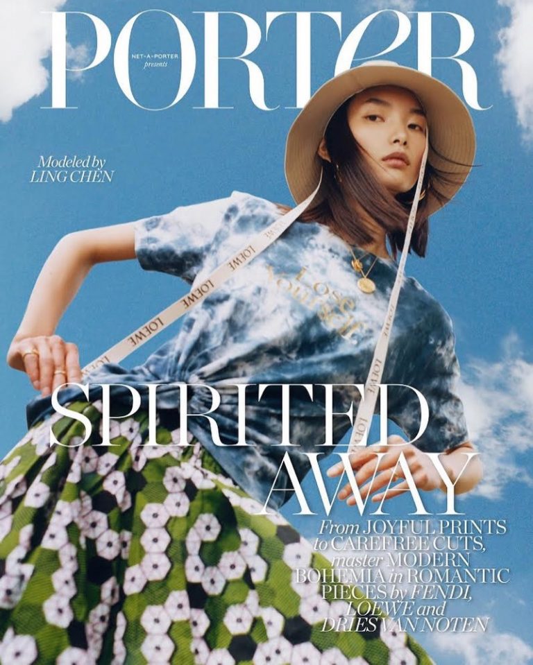 Ling Chen PORTER Edit 2021 Cover Fashion Editorial