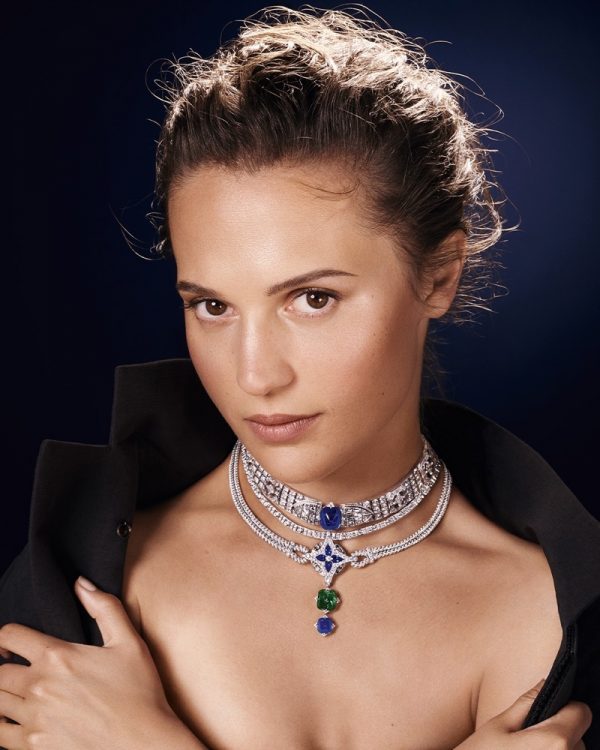 Alicia Vikander Louis Vuitton High Jewelry Campaign