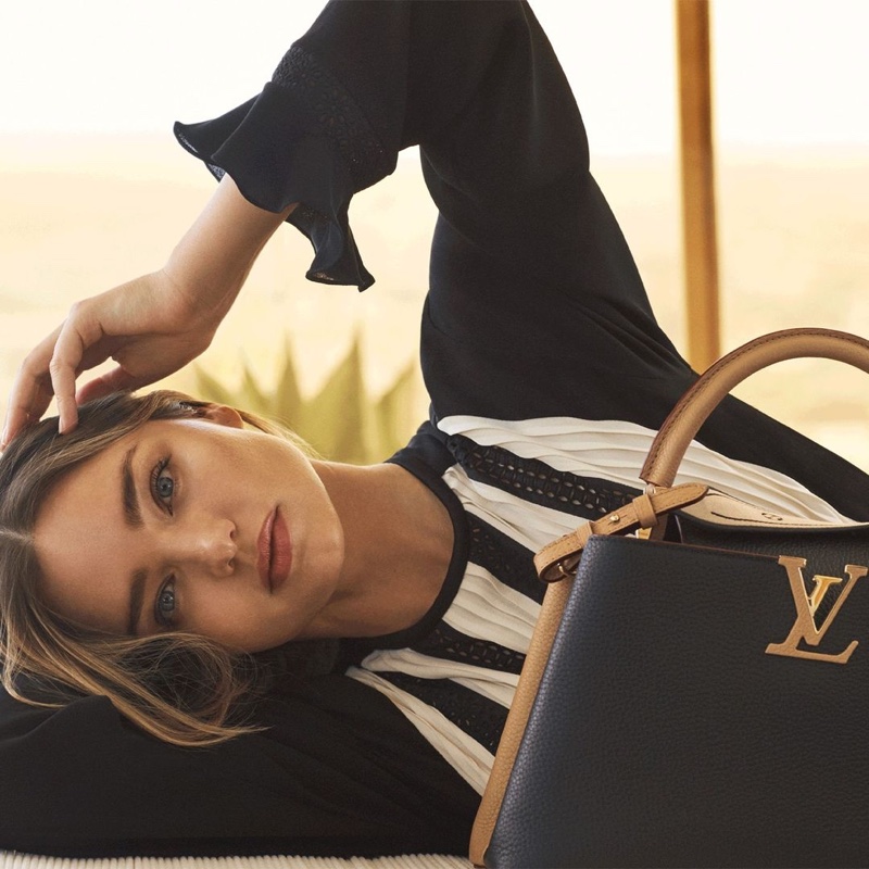 Supermodel Miranda Kerr Takes The Louis Vuitton Capucines For A