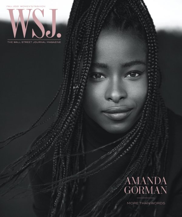 Amanda Gorman WSJ. Magazine 2021 Cover Photoshoot