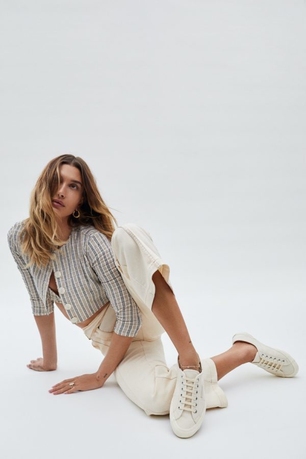 Hailey Bieber Superga Fall 2021 Campaign Beach