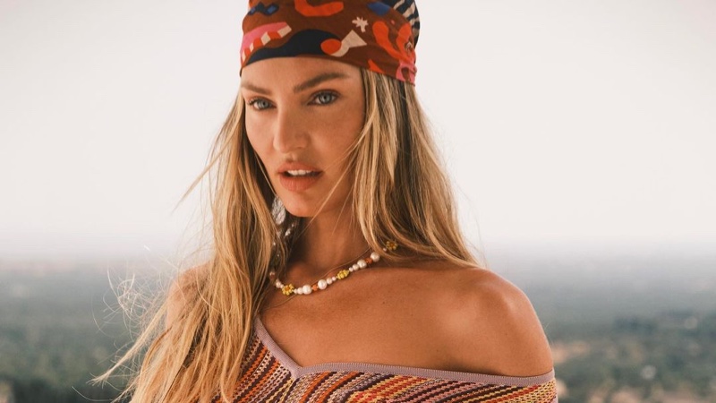 Candice Swanepoel Tropic C Swimwear Prints Photos