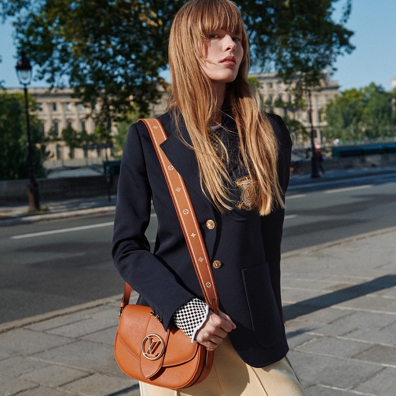 Liya & Rebecca Charm in Louis Vuitton Dauphine Bag Campaign