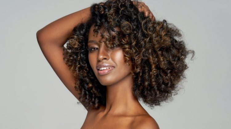 Black Woman Curly Hair Wig