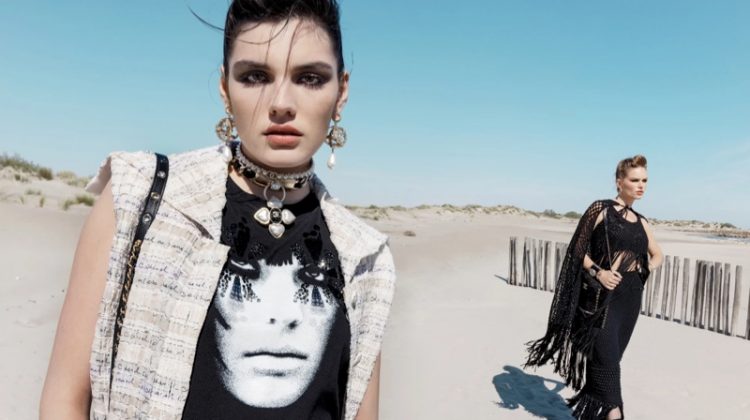 An image from Chanel's cruise 2022 advertising campaign.
