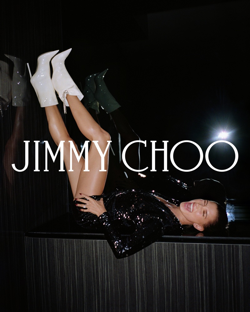 Hailey Bieber Jimmy Choo Winter 2021 Campaign