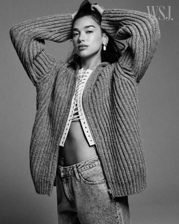 Dua Lipa WSJ. Magazine 2022 Cover Photoshoot Jeans