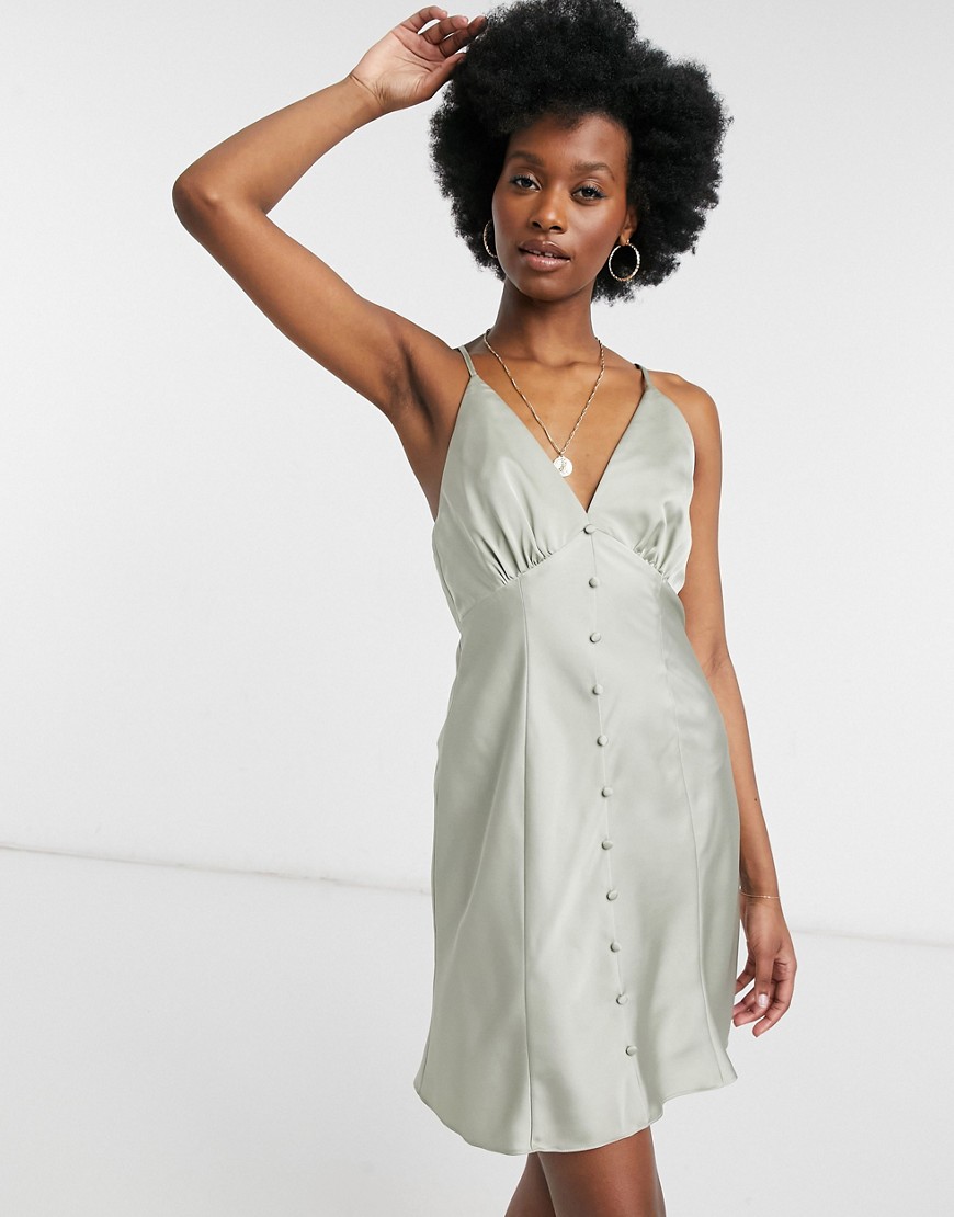 Asos silk slip dress online