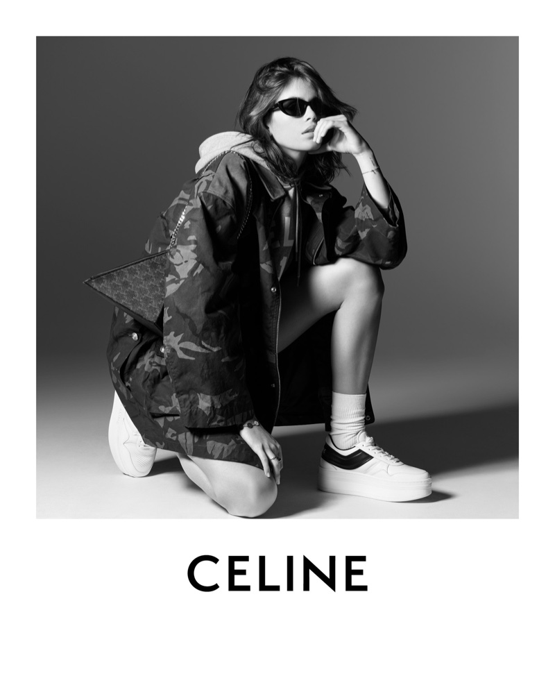 Kaia Gerber Is the Face of CELINE's New Cuir Triomphe Bag