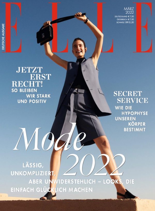 Maartje Verhoef ELLE Germany Andreas Ortner Suit Style Cover 2022