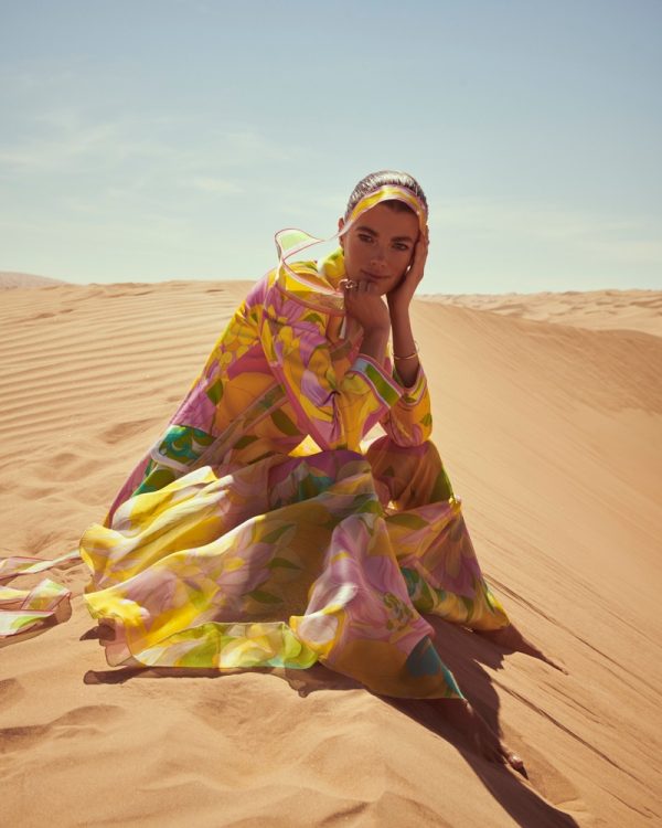 Mathilde Brandi ELLE Germany Andreas Ortner Desert Fashion Photos