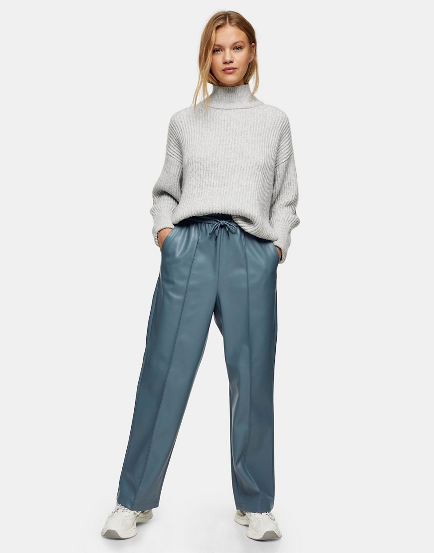 Topshop straight leg pants in seafoam-Green – Fashion Gone Rogue