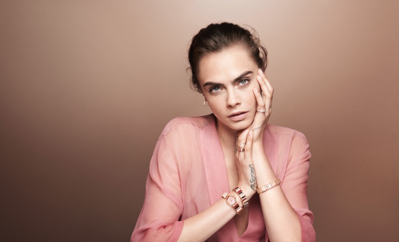 Gem Dior Jewelry 2022 Campaign Cara Delevingne Photos