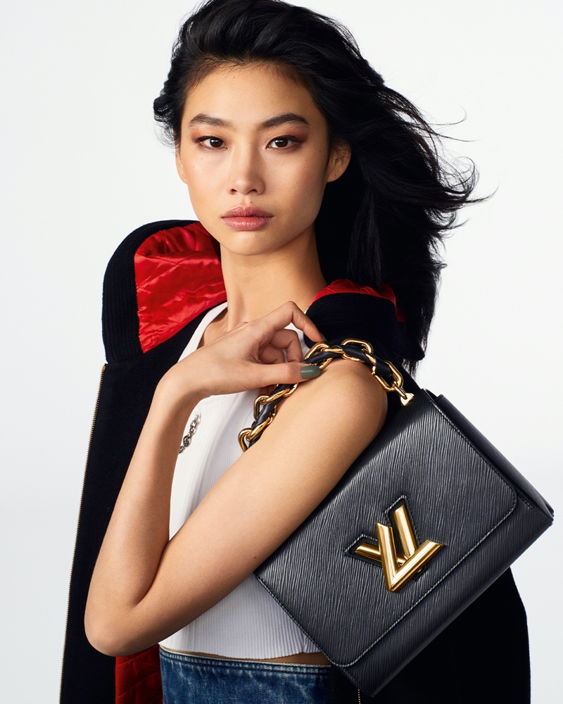 HoYeon Jung Louis Vuitton Twist Bag Fall 2022 Campaign