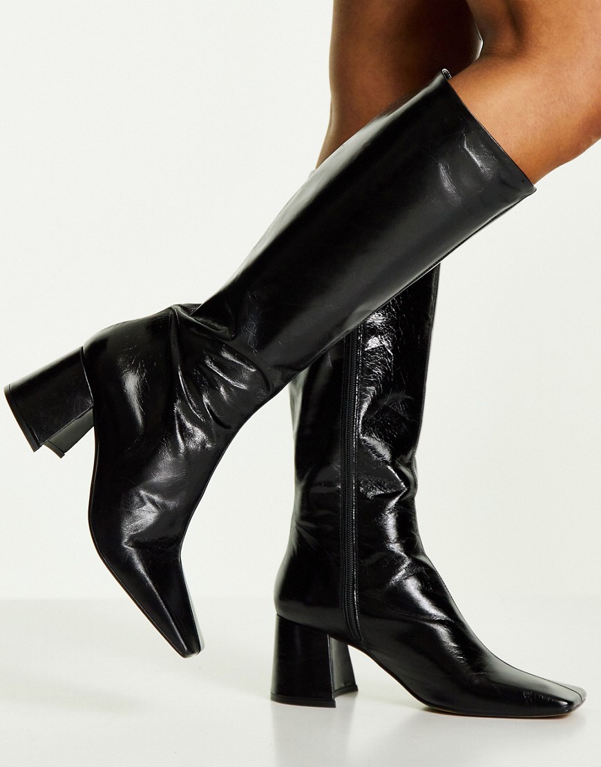 zip wedge boots