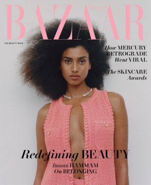 Imaan Hammam Harper's Bazaar US 2022 Cover Photoshoot