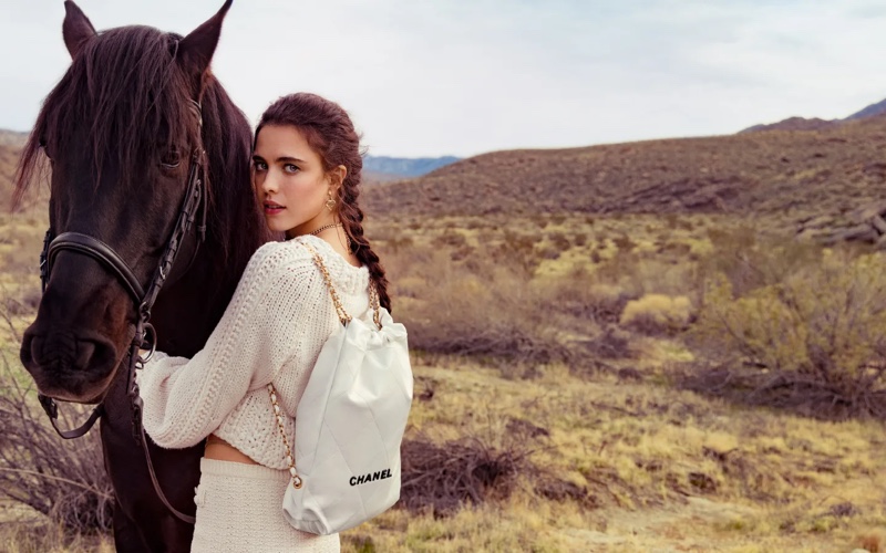 Chanel 22 Bag Campaign Lily-Rose Depp Margaret Qualley Photos