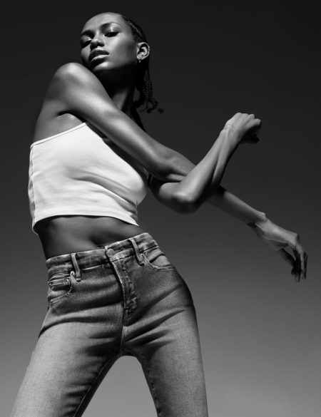 Good American Zara Denim Collaboration Campaign Models