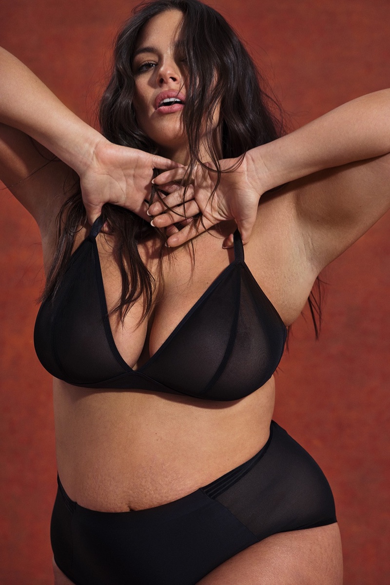 Ashley Graham shows off her curves in sultry lingerie pieces from her  upcoming collection with Knix