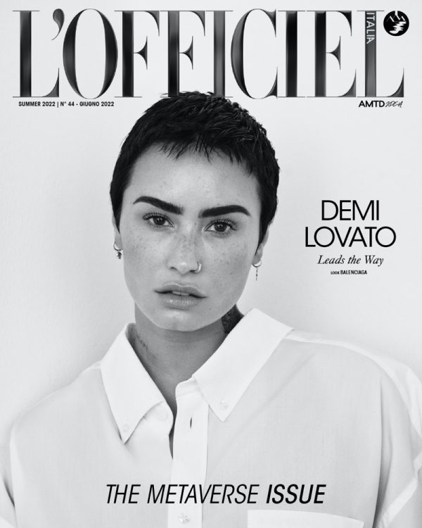 Demi Lovato L'Officiel Italia Cover 2022 Photoshoot