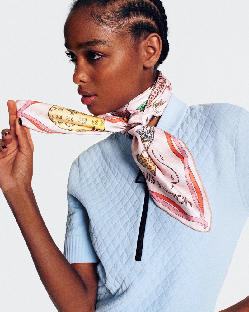 Louis Vuitton Style Collection Style Silk Scarves - HypedEffect