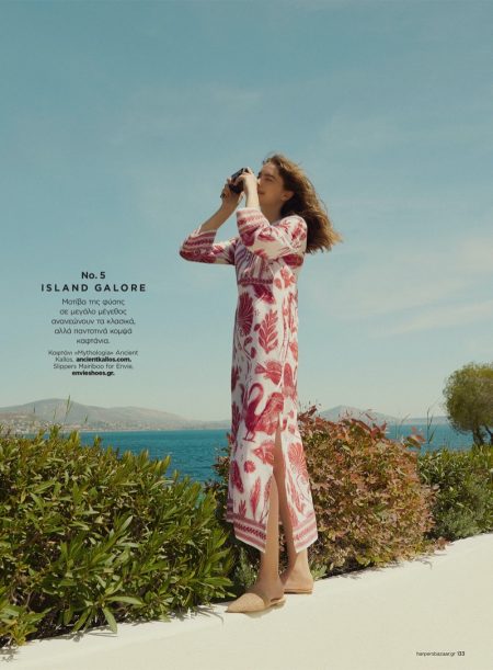 Vira Boshkova Harper's Bazaar Greece George Katsanakis Summer Editorial