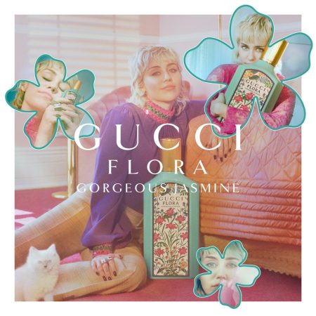 Gucci Flora Gorgeous Jasmine Perfume Campaign Miley Cyrus