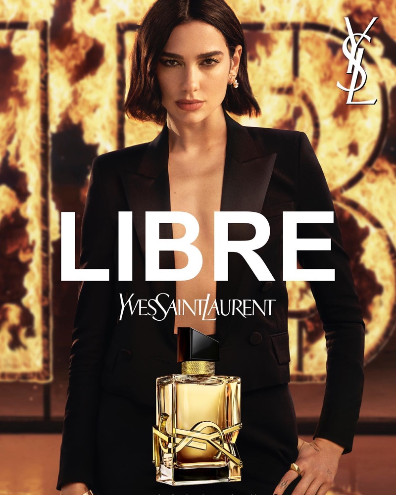 Dua Lipa Yves Saint Laurent Libre Le Parfum 2022 Campaign