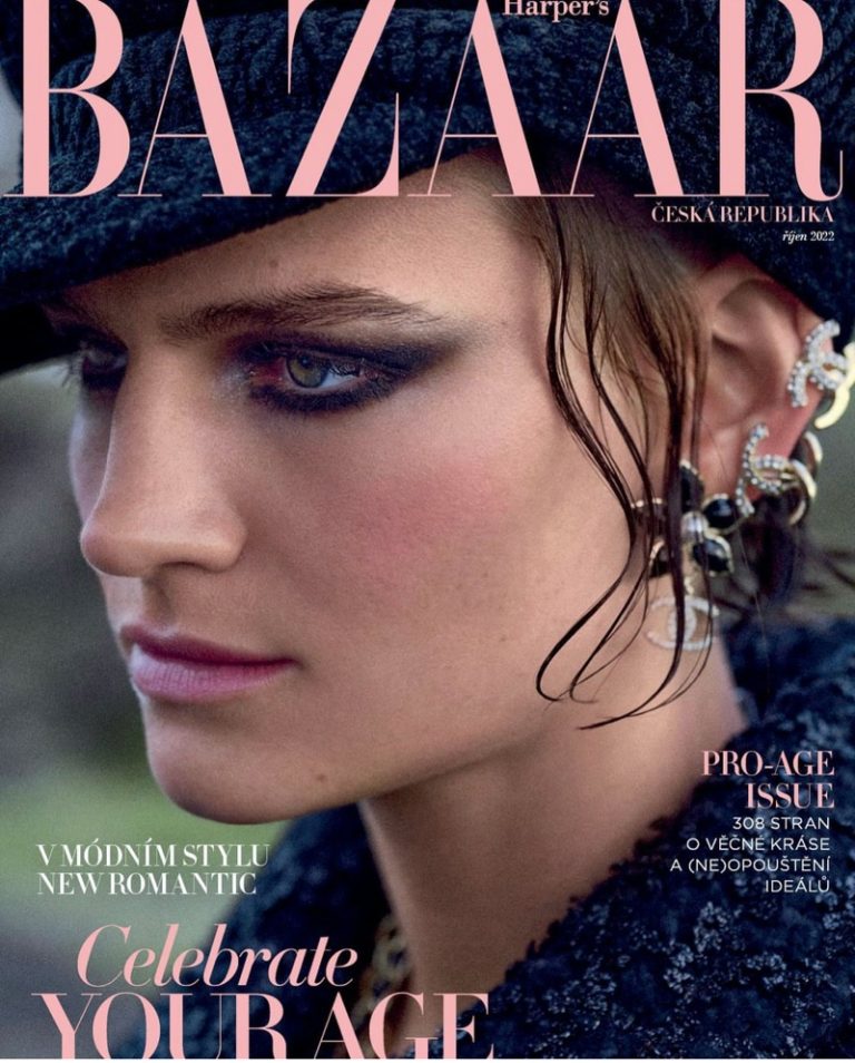 Hirschy Grace Harper's Bazaar Czech Andreas Ortner 2022 Cover Photos