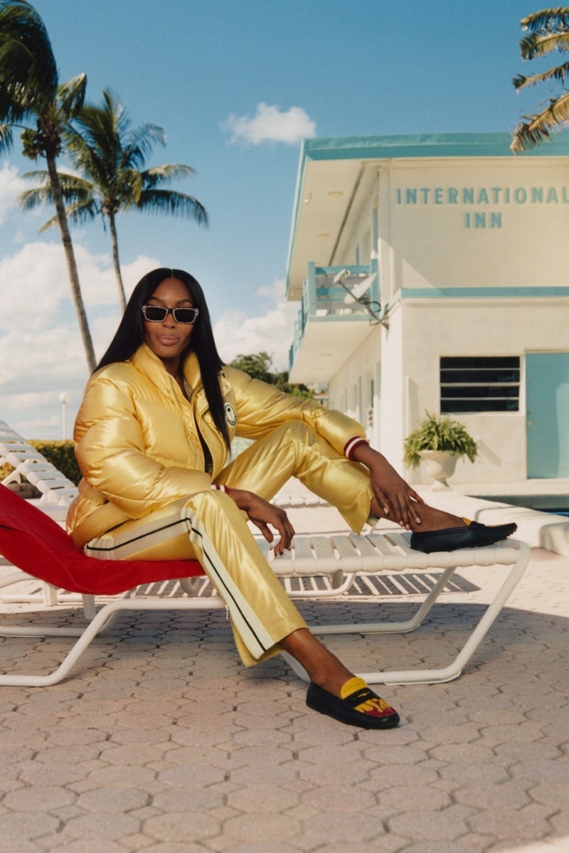 Naomi Campbell Tod's x 8 Moncler Palm Angels Campaign 2022