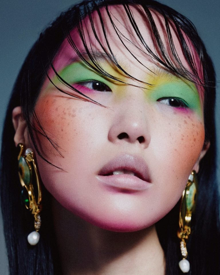 Peng Chang In Vibrant Makeup For The Wow Magazine