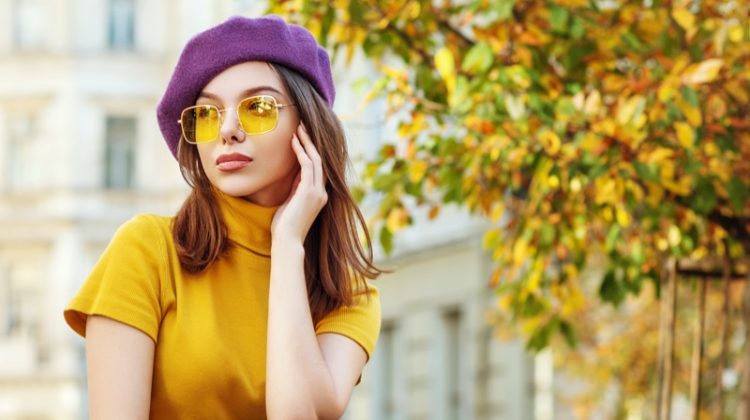 Purple Beret Outfit